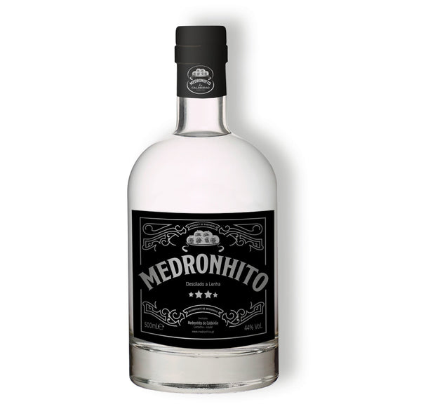 Aguardente de Medronho Medronhito Rótulo Prata 70 cl