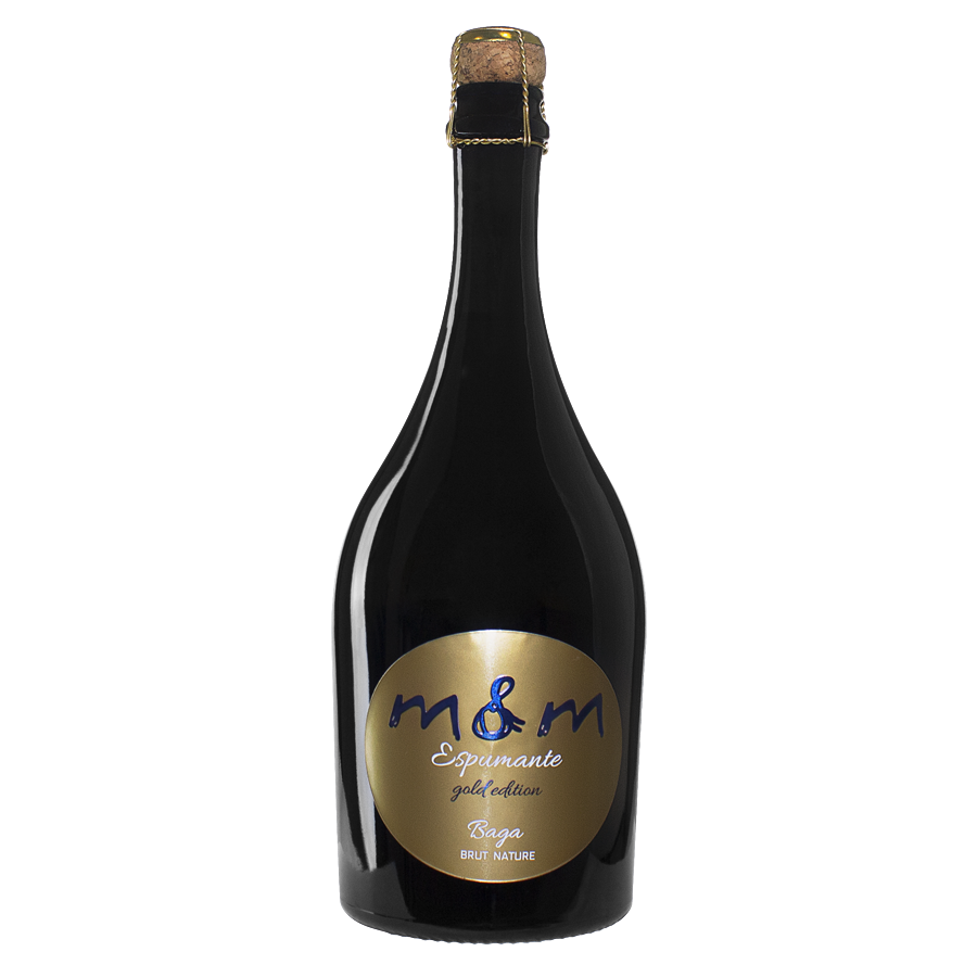 Espumante M&M Gold Baga Edition Brut Nature 75 CL