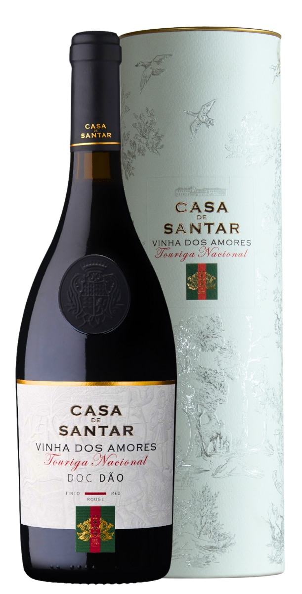 Garrafa de Casa de Santar Vinha dos Amores Touriga Nacional Tinto, vinho tinto do Dão