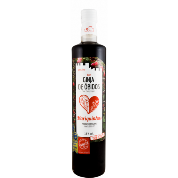 Mariquinhas Licor de Ginja de Óbidos C/ Fruto 0,70 LT