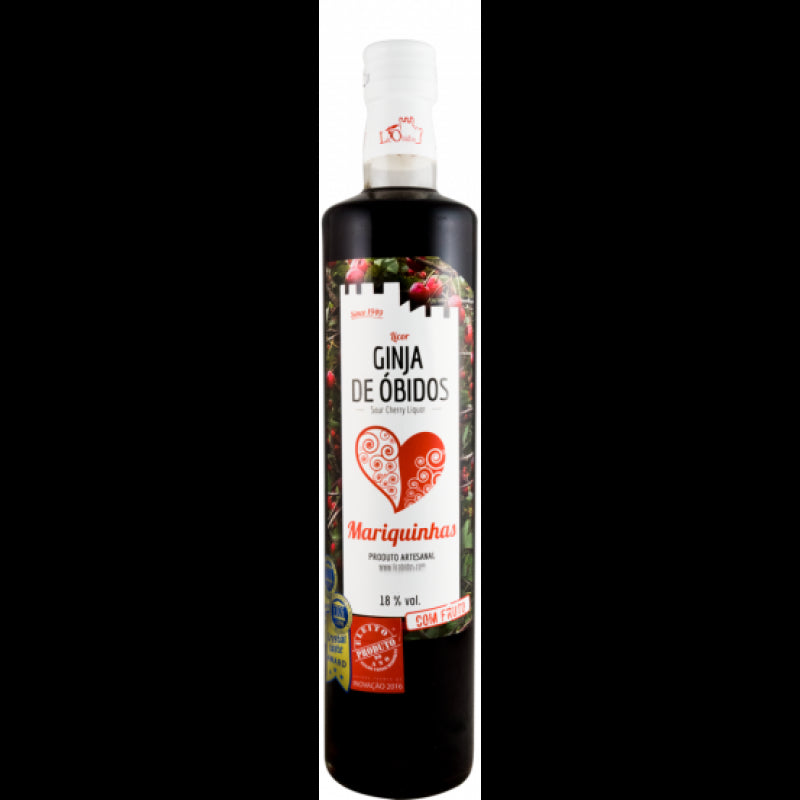 Mariquinhas Licor de Ginja de Óbidos C/ Fruto 0,70 LT