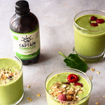 Carregar imagem na galeria: Kombucha de coco GUTsy Captain servida em copo