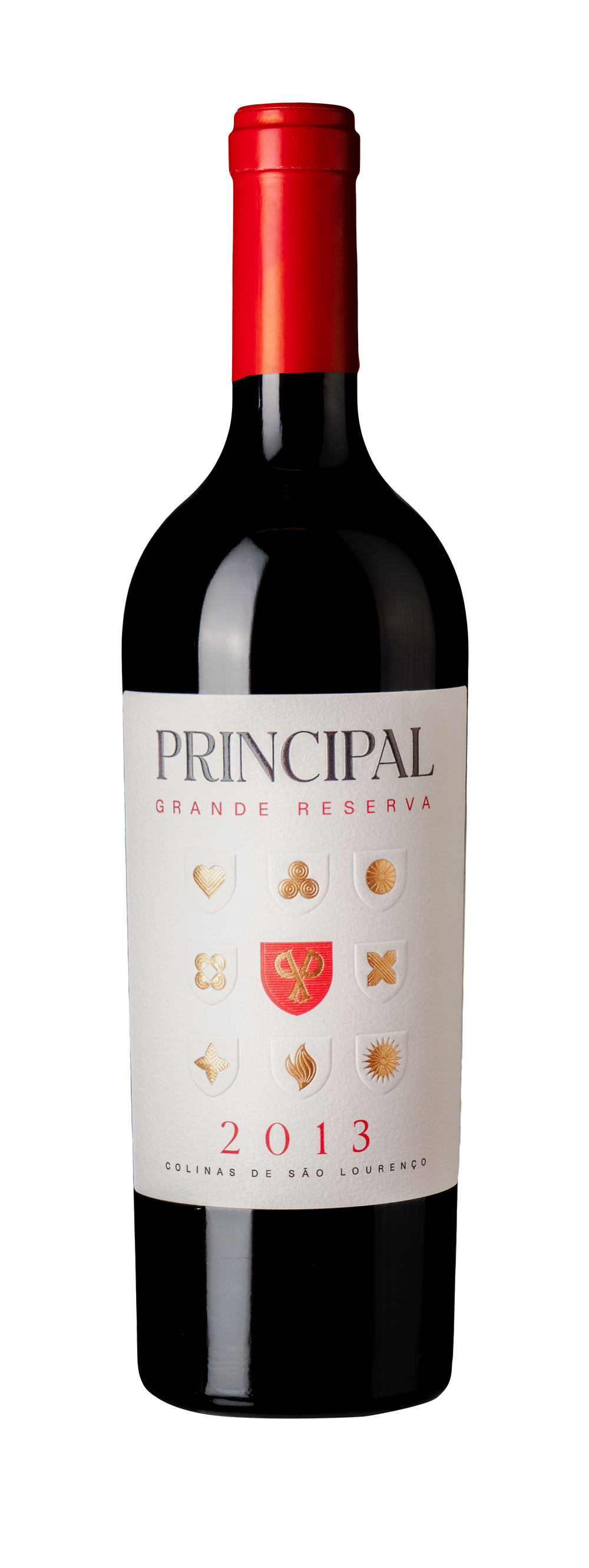 Garrafa de Principal Grande Reserva Tinto 2013, vinho tinto da Bairrada, 75 cl