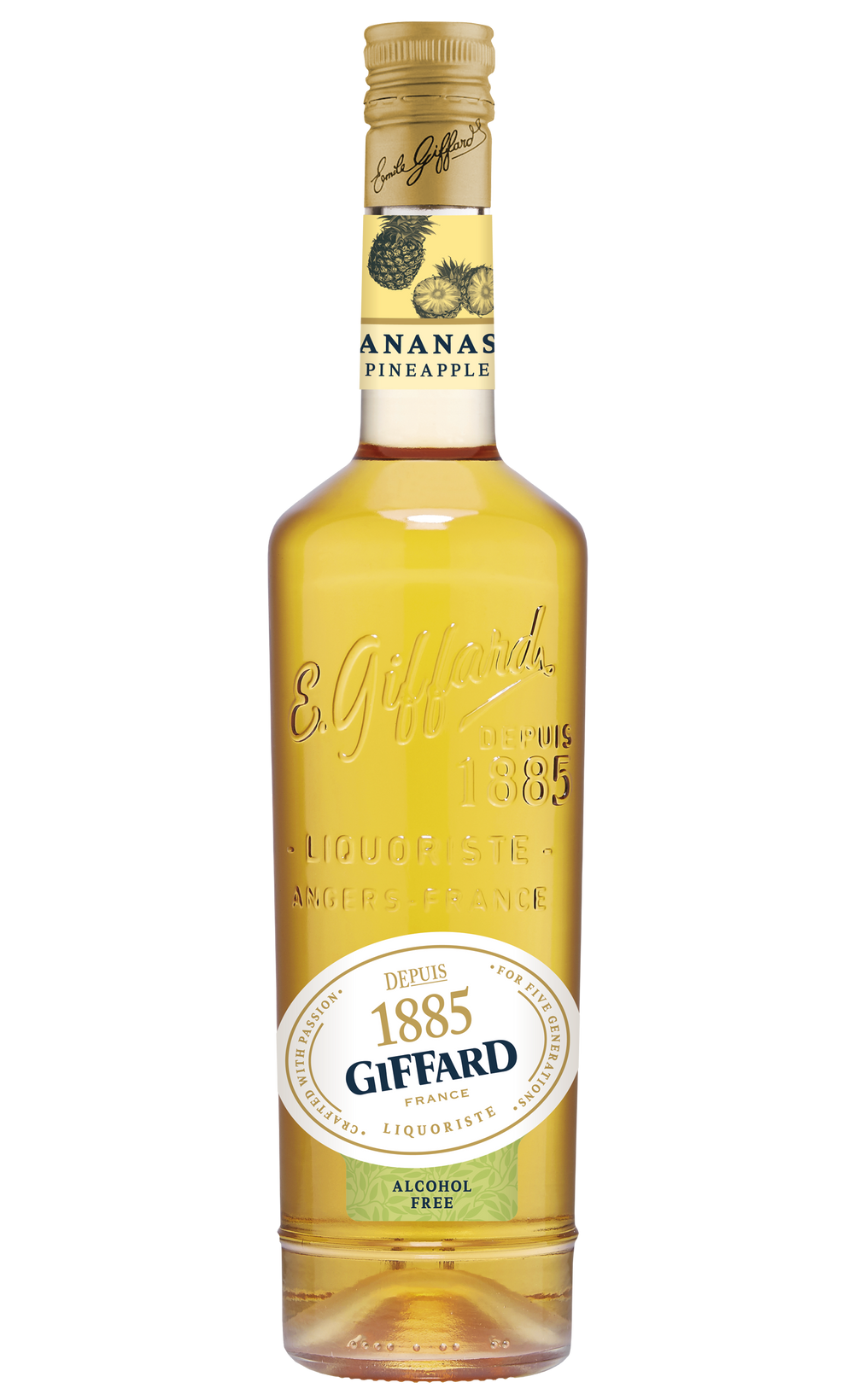 GIFFARD LICOR 0% ÁLCOOL DE ANANÁS 0,70 LT