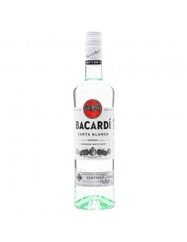 Rum Bacardi Carta Blanca Superior 1 LT - Rum - Garrafeira Baco®
