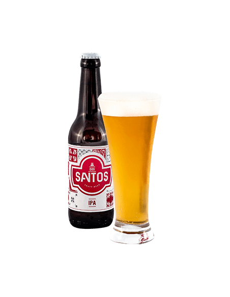 Cerveja Dos Santos IPA 0,33 LT TP - Cervejas Artesanais - Garrafeira Baco®