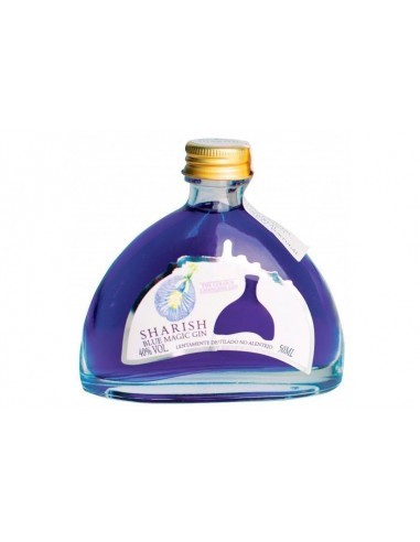 Miniatura Gin Sharish Blue Magic 0,05 LT
