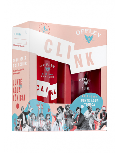 Offley Clink Rosé + Copo 75 CL