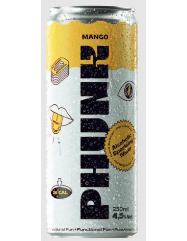 Phunk Hardseltzer Mango Água C/Gas...