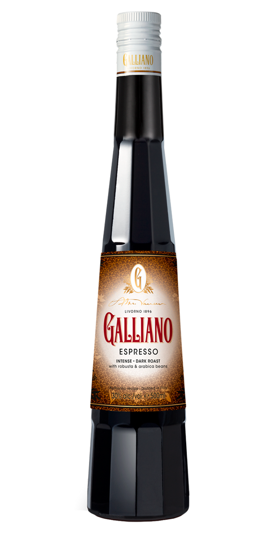 Garrafa de Galliano Expresso Licor, licor de café italiano, 50 cl
