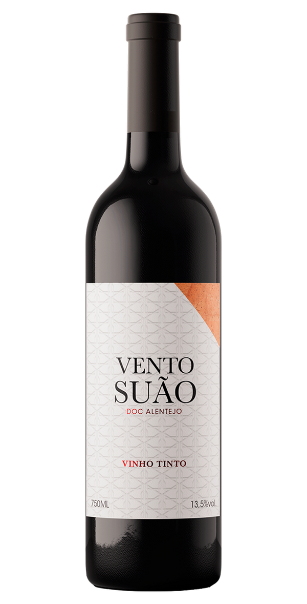 Garrafa de Vento Suão Tinto, vinho tinto alentejano, 75 cl