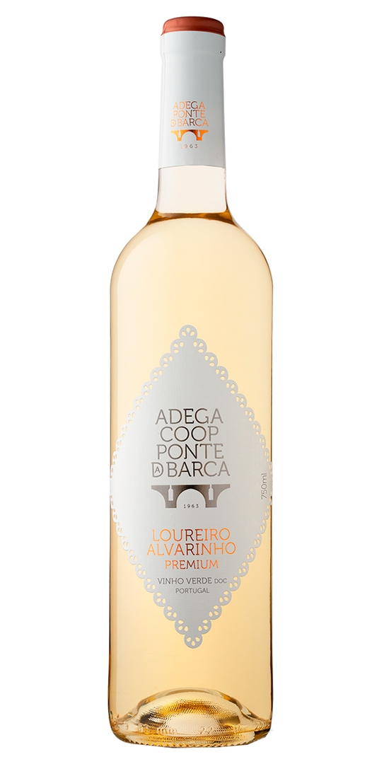VINHO VERDE BRANCO ADEGA PONTE DA BARCA LOUREIRO-ALVARINHO PREMIUM 0,75 LT