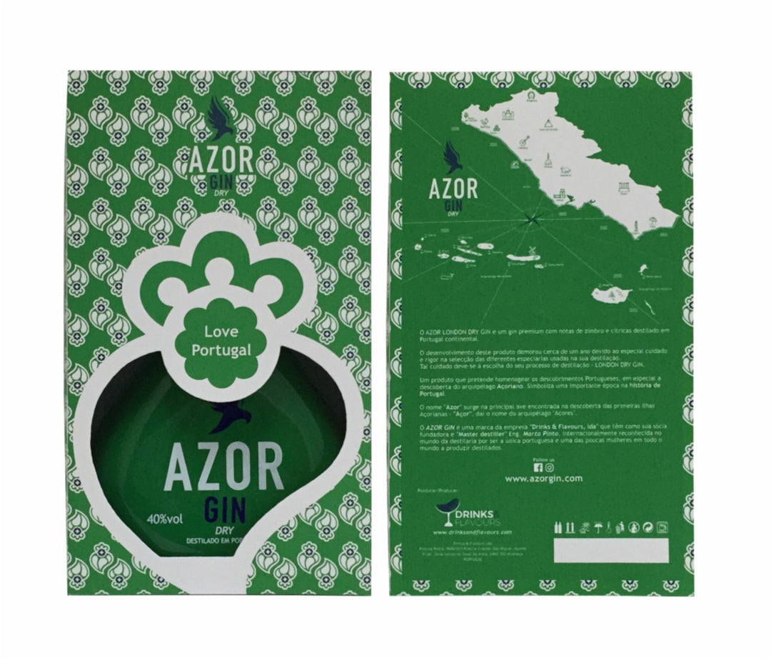 Gin Azor Dry Box Love Portugal 0,70 LT