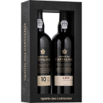 Carregar imagem na galeria: PACK PORTO QUINTA DAS CARVALHAS 10 ANOS + LBV 2 X 0,75 LT