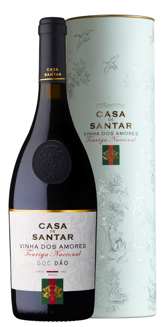 Garrafa de Casa de Santar Vinha dos Amores Touriga Nacional Tinto, vinho tinto do Dão