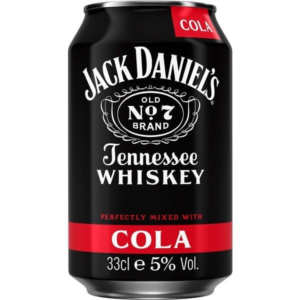 Jack Daniels e Cola 0,33 LT Lata