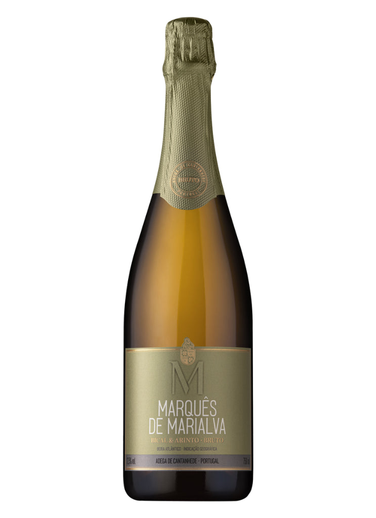Espumante Branco Marquês de Marialva Bruto Bical e Arinto 75 CL