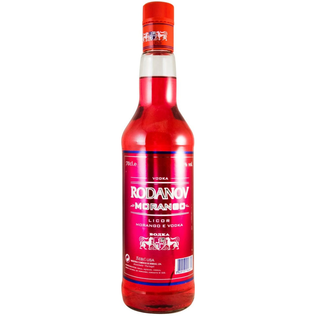 Licor De Vodka Com Morango Rodanov 0,70 LT
