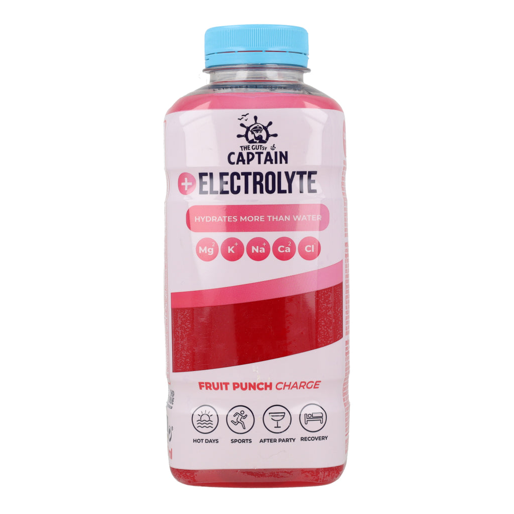 Garrafa GUTsy Captain Electrolyte Fruit Punch 600 ml