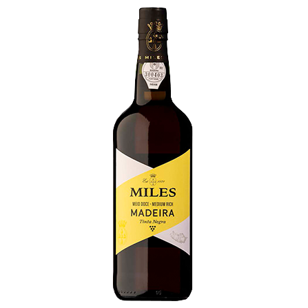 VINHO MADEIRA MILES 3 ANOS MEIO DOCE (MEDIUM RICH) 0,75 LT