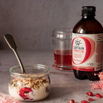 Carregar imagem na galeria: Kombucha Zero Romã GUTsy Captain servida em copo