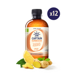 Carregar imagem na galeria: Kombucha Zero Gengibre e Limão GUTsy Captain servida em copo