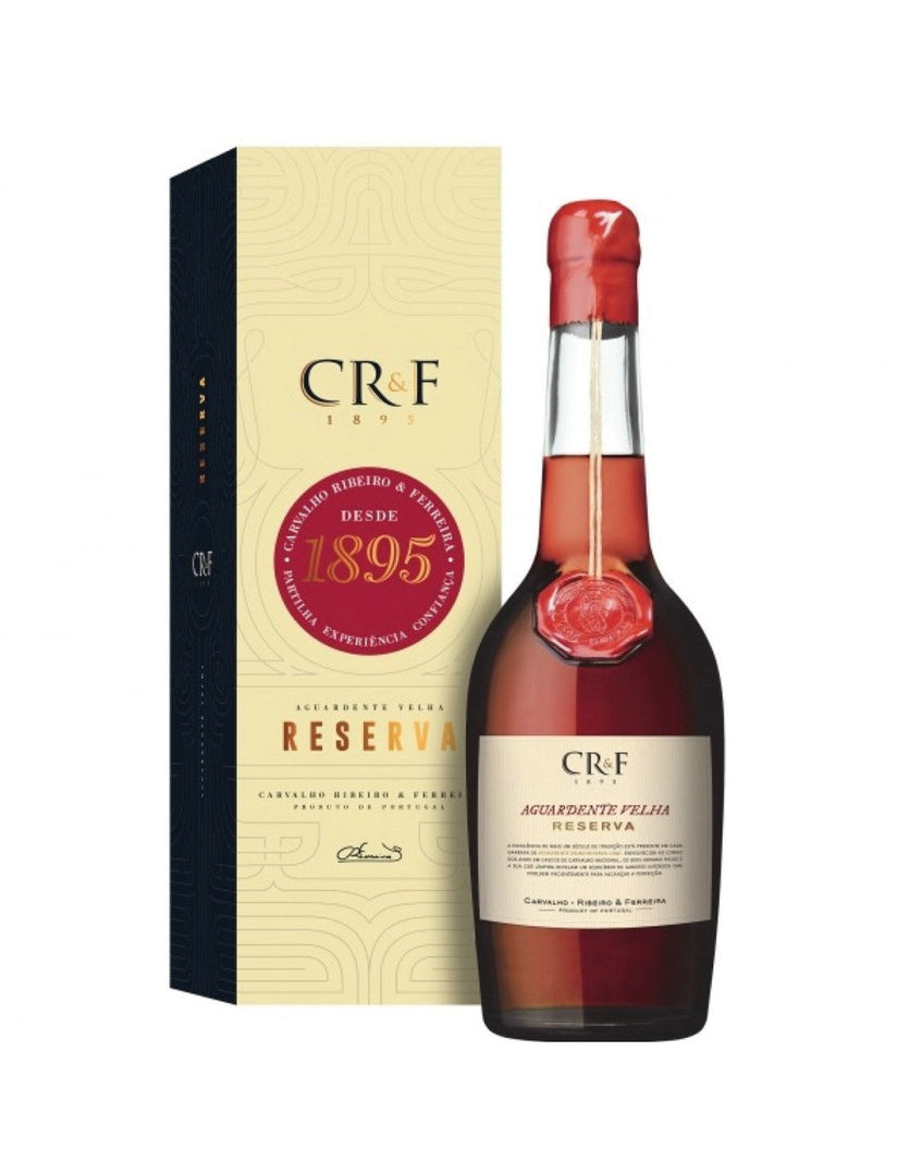 AGUARDENTE VÍNICA VELHA CR&F RESERVA COM BALÃO 0,70 LT