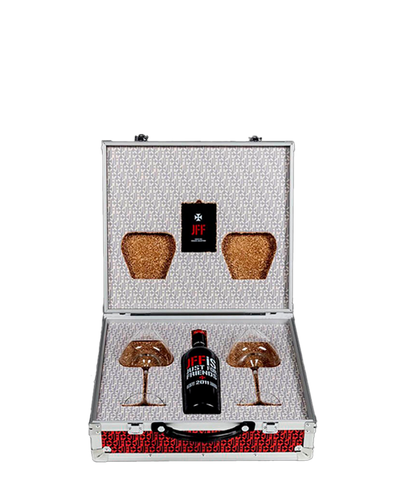 Baú JFF Just For Friends Tinto 2011 com 2 Copos 0,75 Lt
