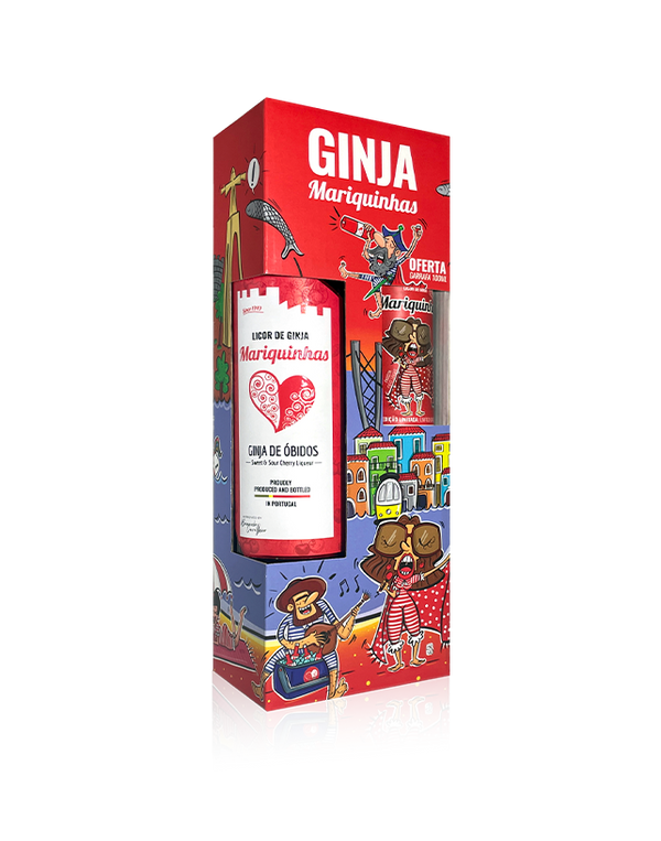 Licor de Ginja Mariquinhas Kit Personalidade