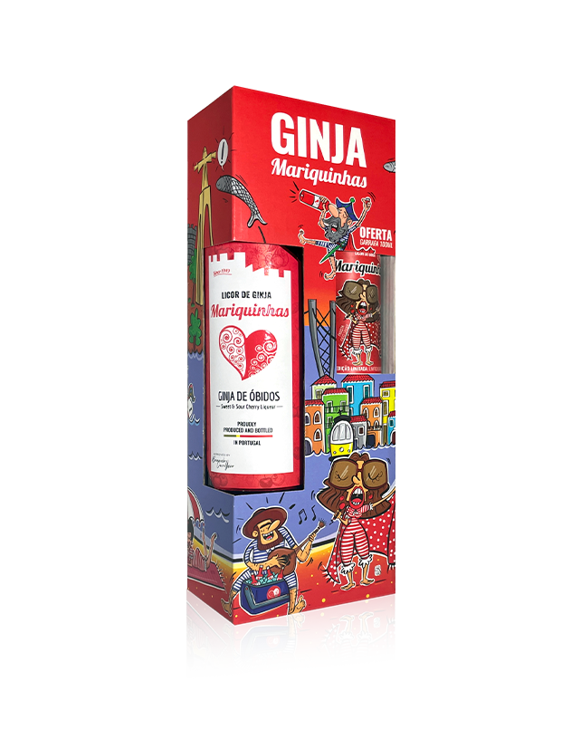 Licor de Ginja Mariquinhas Kit Personalidade