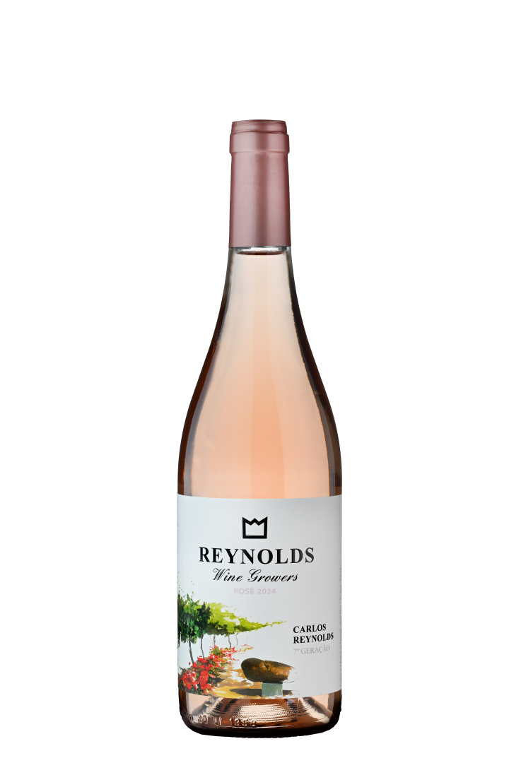 Garrafa de Carlos Reynolds Rosé, vinho rosé do Alto Alentejo, 75 cl