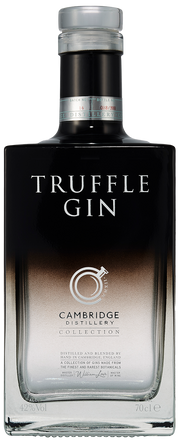 Garrafa de Gin Cambridge Truffle, gin inglês com trufa branca do Piemonte, 70 cl