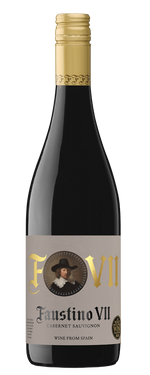 Carregar imagem na galeria: Garrafa de Faustino VII Cabernet Sauvignon Tinto, vinho tinto da Rioja, 75 cl