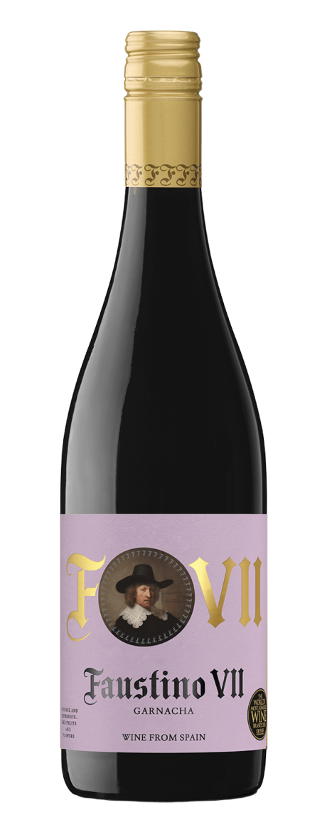 Garrafa de Faustino VII Garnacha Tinto, vinho tinto da Rioja, 75 cl