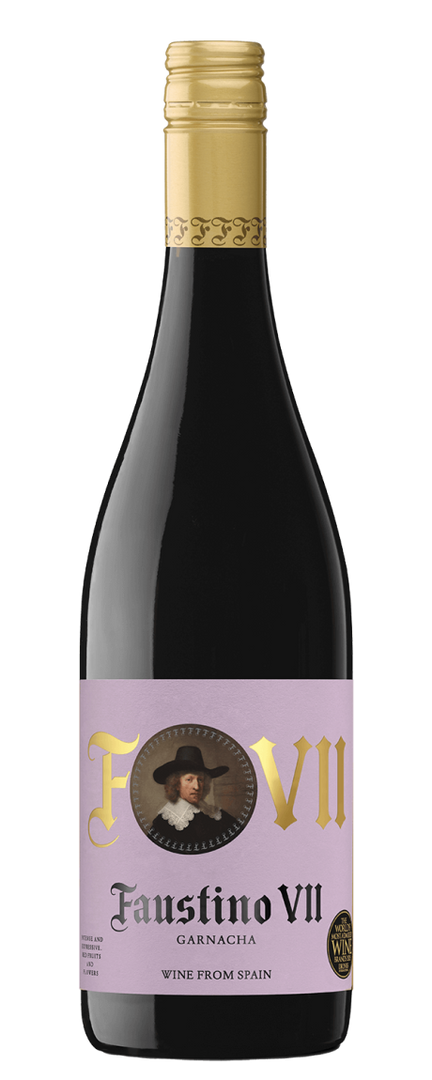 Garrafa de Faustino VII Garnacha Tinto, vinho tinto da Rioja, 75 cl