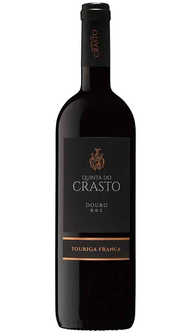 Garrafa de Quinta do Crasto Touriga Franca Tinto, vinho tinto do Douro, 75 cl
