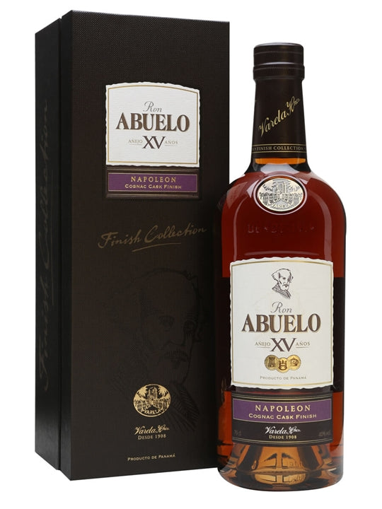 RUM ABUELO 15 ANOS NAPOLEON COGNAC CASK FINISH 0,70 LT